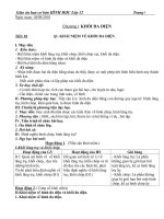 Bài giảng GIÁO ÁN HÌNH 12 MỚI-2011