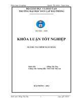 NÂNG CAO CHẤT LƯỢNG CHO VAY đối với hộ sản XUẤT tại PHÕNG GIAO DỊCH QUÁN TOAN NGÂN HÀNG NÔNG NGHIỆP và PHÁT TRIỂN NÔNG THÔN CHI NHÁNH AN HƢNG hải PHÕNG 