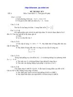 Toán 11 Đề thi HK I số 6