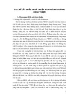 CƠ CHẾ LÃI SUẤT THOẢ THUẬN VÀ PHƯƠNG HƯỚNG HOÀN THIỆN