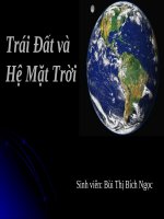 Bài soạn Trái Đất và Hệ Mặt Trời