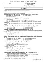 Bài giảng Trac nghiem Ma de 357 GDCD 9.