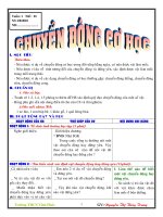 Tài liệu Giáo an Lý 8-HK I
