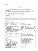 Bài giảng Giao an lop 3 tuan 20