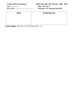 Bài giảng đề hóa 9 1