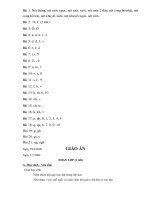 Tài liệu Giáo án Làm quen lớp 1