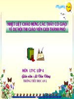 LTVCL4:  CN Câu kể A là gì?