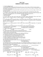 Tài liệu Bài tập Hiđrocacbon thơm (Ankin)