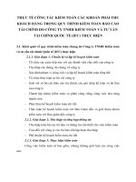 THỰC TẾ CÔNG TÁC KIỂM TOÁN CÁC KHOẢN PHẢI THU KHÁCH HÀNG TRONG QUY TRÌNH KIỂM TOÁN BÁO CÁO TÀI CHÍNH DO CÔNG TY TNHH KIỂM TOÁN VÀ TƯ VẤN TÀI CHÍNH QUỐC TẾ