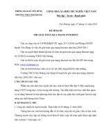 Bài soạn Ke hoach thi giai toan tren mang