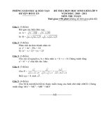 Bài giảng ĐỀ THI HSG 9