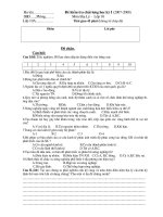 Gián án Kiem tra hoc ki I dia 10