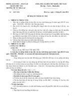 Tài liệu Kế hoạch tháng 1