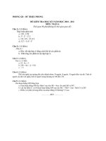 Tài liệu DE TOAN 6 HKI_(10-11)