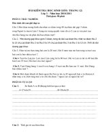 Gián án đề khảo sát HSG k3