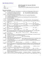 Lý 10 Đề thi HK I số 5