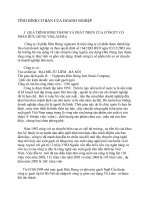 TÌNH HÌNH CƠ BẢN CỦA DOANH NGHIỆP