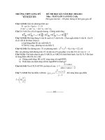 Bài soạn ĐỀ THI HKI 11NC