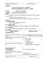 Gián án Giáo án AV 8 - bài 4 ( Fame)