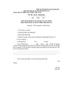 Mẫu đơn đề nghị bổ sung nội dung giấy phép hoạt động báo áp thấp nhiệt đới, bão, lũ
