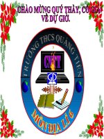 Bài giảng tiet 21- LOP VO KHI