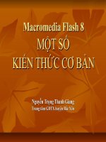 Một số công cụ và thao tác