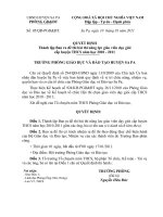 Gián án Quyết định thành lập ban ra đề thi nghiệp vụ giáo viên 2010 - 2011