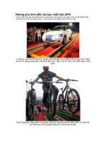 Gián án những pha trình diễn độc đáo