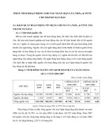 PHÂN TÍCH HOẠT ĐỘNG CHO VAY NGẮN HẠN CỦA NHNO & PTNT CHI NHÁNH NGÃ BẢY