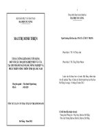 Tăng cường kiểm soát tín dụng đối với các doanh nghiệp nhỏ và vừa tại chi nhánh ngân hàng nông nghiệp và phát triển nông thôn tỉnh quảng nam 