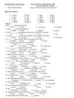 Bài soạn Thi thử ĐH Anh 2011 số 4