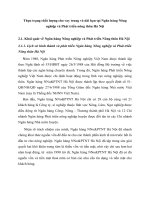 Thực trạng chất lượng cho vay trung và dài hạn tại Ngân hàng Nông nghiệp và Phát triển nông thôn Hà Nội