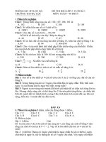 Tài liệu ĐỀ THI HSG LỚP 5 CUỐI KÌ I. NĂM HỌC 2010 -2011