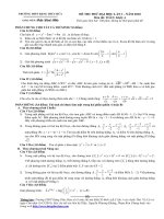 Thi thử ĐH môn Toán khối A đợt 1_THPT Đặng Thúc Hứa Nghệ An [2009-2010]