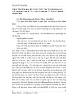 THỰC TẾ CÔNG TÁC KẾ  TOÁN TIÊU THỤ THÀNH PHẨM VÀ XÁC ĐỊNH KẾT QUẢ TIÊU THỤ SẢN PHẨM Ở CÔNG TY KHOÁ MINH KHAI