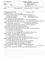 Bài soạn de thi lan 4 KHOA SƯ DIA