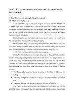 CƠ SỞ LÝ LUẬN VỀ CHẤT LƯỢNG CHO VAY CỦA NGÂN HÀNG THƯƠNG MẠI