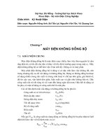Chương 7: Máy điện không đồng bộ