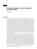 Outcomes elsewhere - course of psychosis in ‘other cultures’
