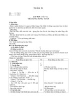 Bài giảng giao an 5 tuan 21 2 buuoi