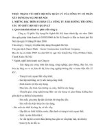 THỰC TRẠNG TỔ CHỨC BỘ MÁY QUẢN LÝ CỦA CÔNG TY CỔ PHẦN XÂY DỰNG ĐA NGÀNH HÀ NỘI