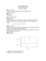 Gián án dề thi hSG lớp 3