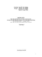 Tài liệu HỨONG DẪN TH CHUẨN KT VẬT LÍ 7