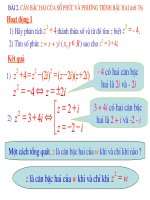 Gián án Can bac hai cua so phuc