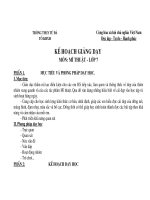 Tài liệu Kế hoạch giảng dạy MT 7