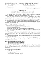 Tài liệu KẾ HOACH KHAI GIANG TRUONG TIEU HOC MỸ AN 2