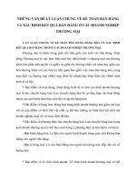 NHỮNG VẤN ĐỀ LÝ LUẬN CHUNG VỀ KẾ TOÁN BÁN HÀNG VÀ XÁC ĐỊNH KẾT QUẢ BÁN HÀNG Ở CÁC DOANH NGHIỆP THƯƠNG MẠI