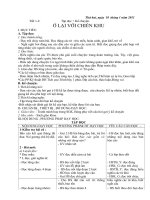 Bài soạn giao an 3 tuan 20+GDKNS