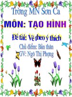 Vẽ theo ý tích chủ đề bản thân