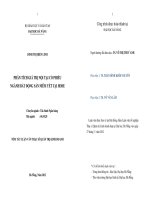 Phân tích giá trị nội tại cổ phiếu ngành bất động sản niệm yết tại hose 